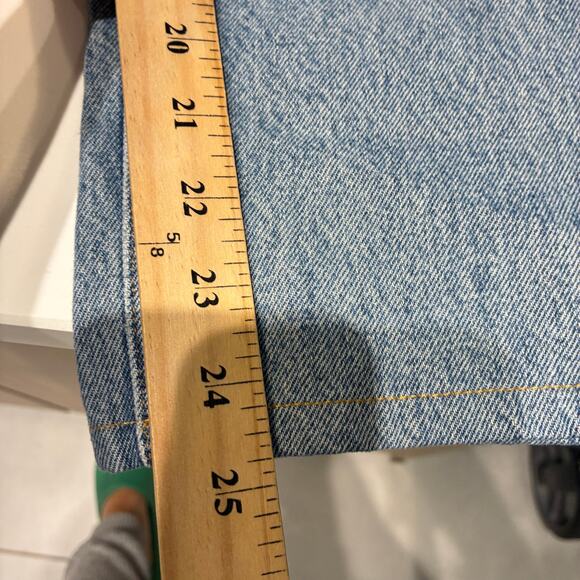 Agolde The 90's Pinch Waist Cropped Jeans Sz 26 - Picture 11 of 12